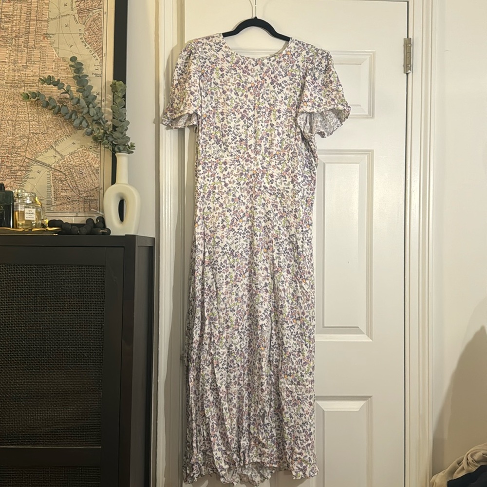 NWT AFRM Floral Keyhole Dress